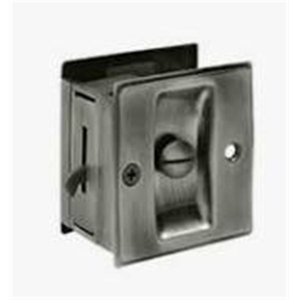 Prime-Line N 7239 Pocket Door Privacy Lock, Satin Nickel, Lot of 6