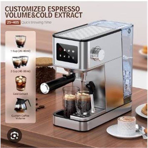 Espresso Coffee Machine EM625 With Touch Control