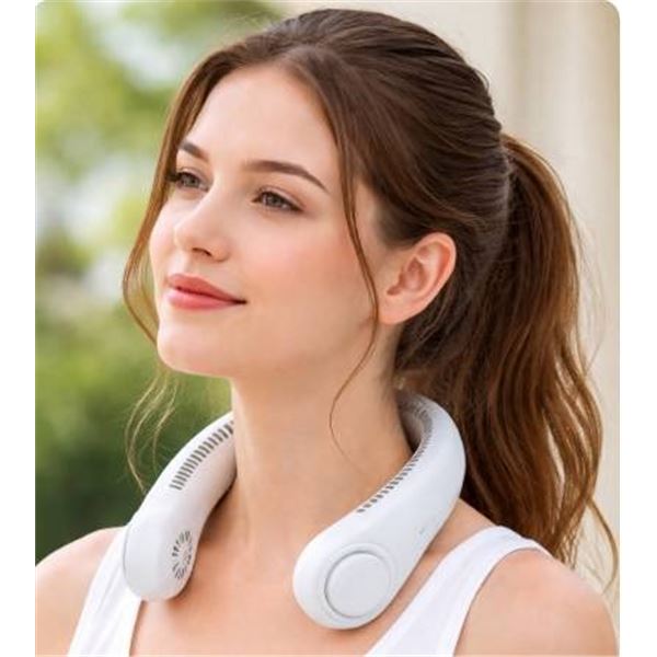 JisuLife Neck Fan Life 3 Personal Wearable Fan – White