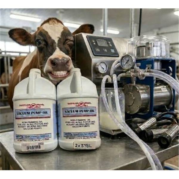 Dairyland Brand Vacuum Pump Oil 2 x 3.78L Containers