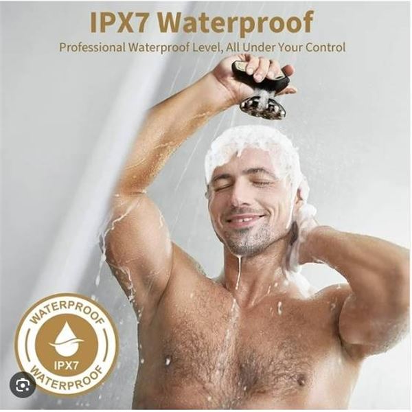 SHPAVVER Electric Rotary Head Shaver with IPX7 Waterproof Rating