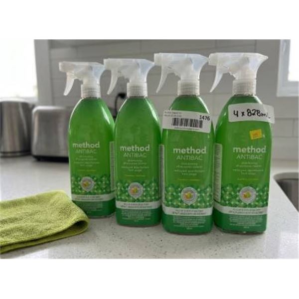 Method Antibac All-Purpose Cleaner Spray 4 x 828ml