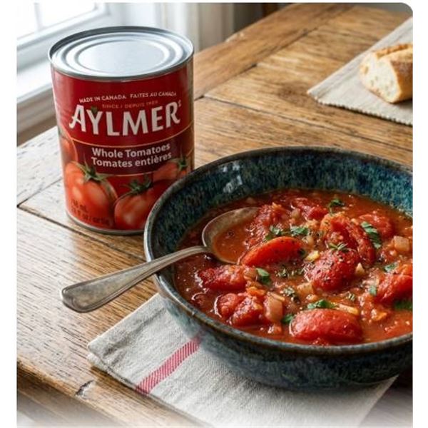 Aylmer Whole Tomatoes, 8 Cans at 796 mL Each