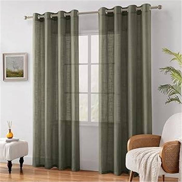Homeideas Window Treatment Panels, Lot of 2
