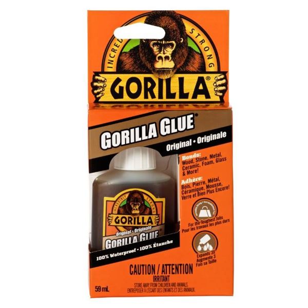 5 Gorilla Glue 59 mL Bottles - 100 Percent Waterproof