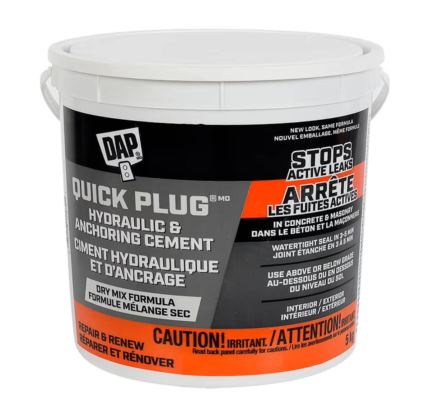 DAP Quick Plug Hydraulic & Anchoring Cement, 5 kg
