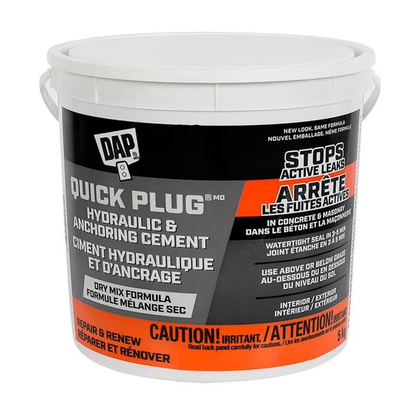 DAP Quick Plug Hydraulic & Anchoring Cement, 5 kg