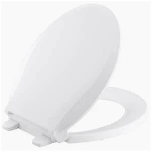 Kohler Round-Front Bowl Seat R4639-0, Quiet-Close Technology