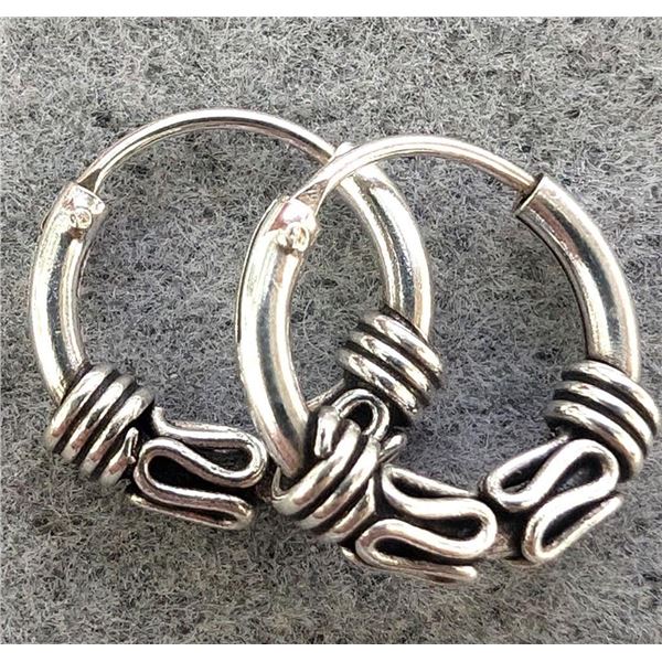 Silver Mini Hoop Earrings