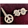 Image 2 : $50 Silver Earring And Nose Pin  Set