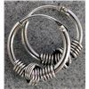 Image 1 : $30, SILVER HOOPEARRING, retail value $30
