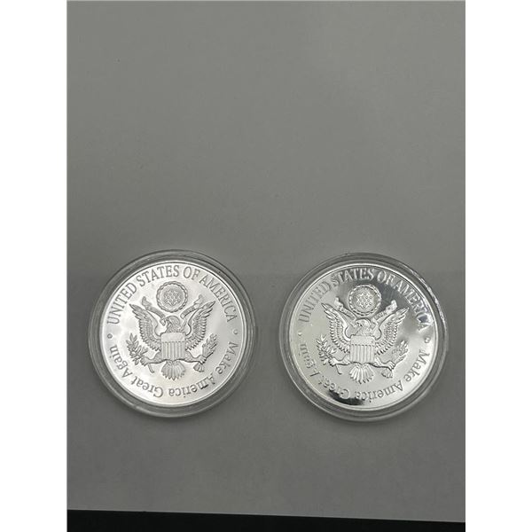 Commemorative Coins Featuring U.S. Presidents William H. Harrison and John Tyler
