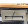 Image 2 : Uline Industrial Workbench With Overhead Shelving and Keyed Drawer, 6 ft x 7 ft x 30 in