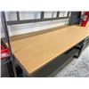 Image 6 : Uline Industrial Workbench With Overhead Shelving and Keyed Drawer, 6 ft x 7 ft x 30 in