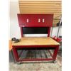 Image 1 : Osprey Steel Workbench With Cabinetry, Pegboard, and Vise