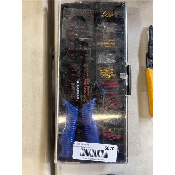 Crimping Tool Kit With Connectors and Terminals