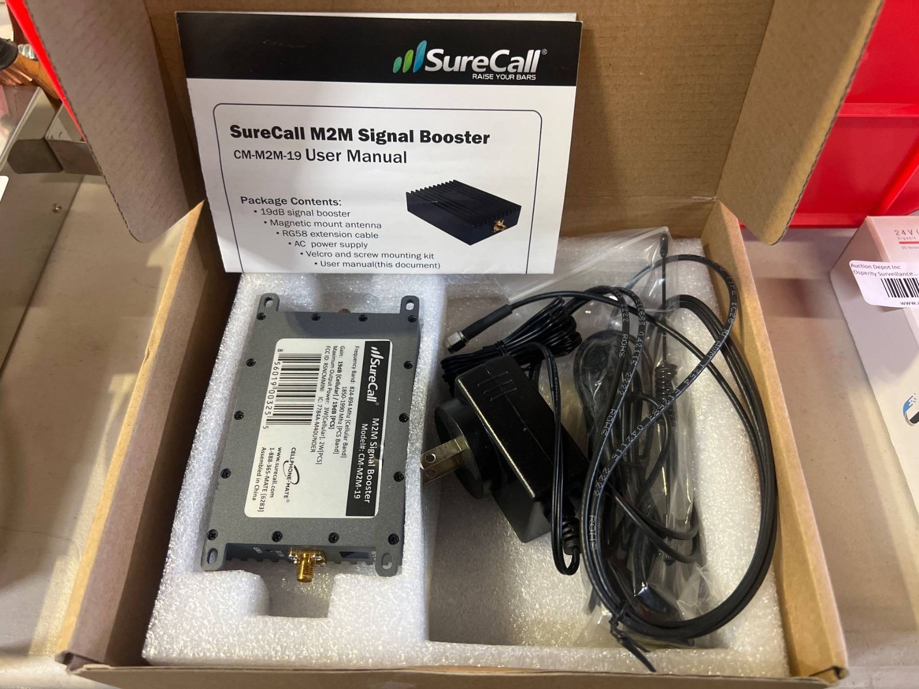 SureCall M2M Signal Booster with Accessories