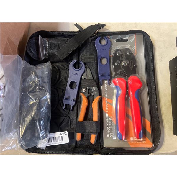 IWISS Cable Crimping Tool Set With Wire Stripper And Accessories