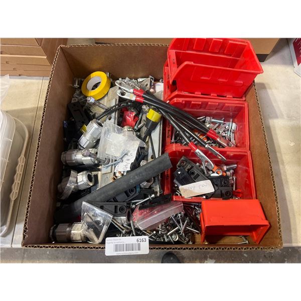 Electrical and Hardware Components With Connectors and Fasteners