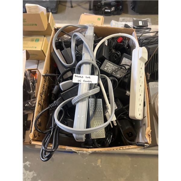 Mixed Lot of Power Cords, Adapters, And Extension Devices