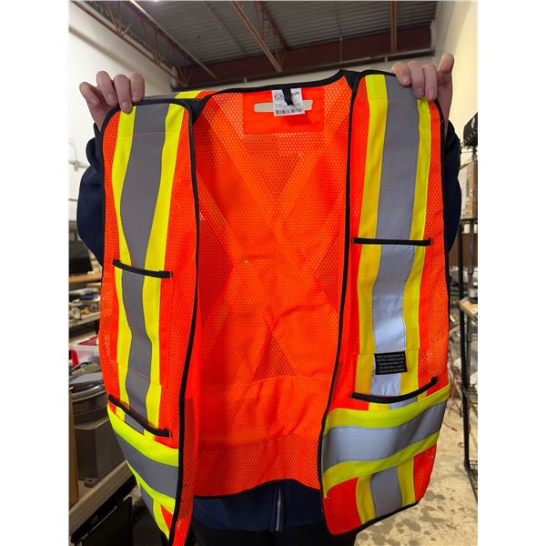 4 Safety Vests Including Fire Warden and Visibility Vests