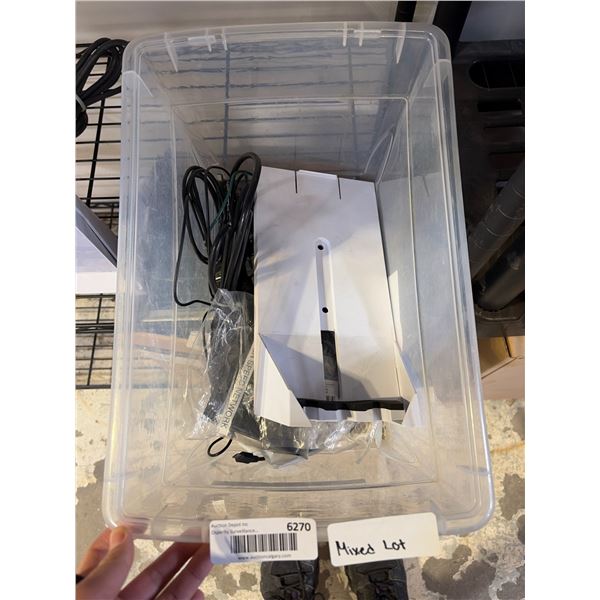 Electronics and Accessories with Power Cords and Components