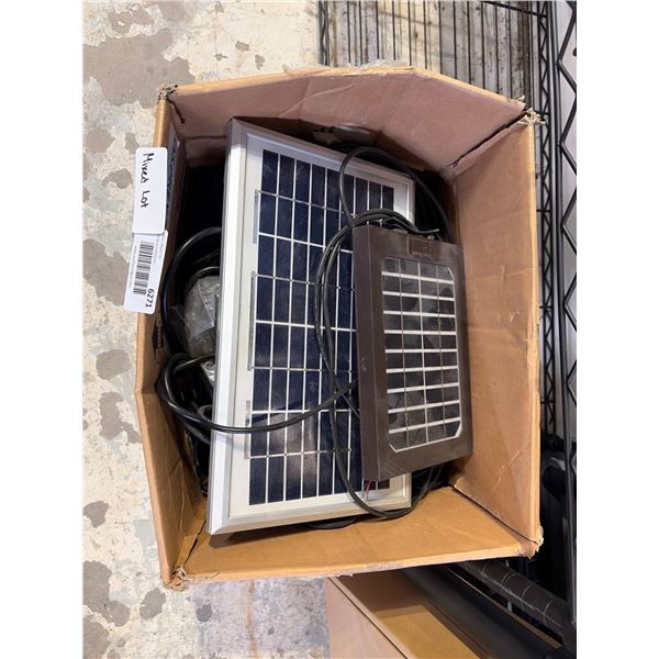 Solar Panels and Assorted Cables