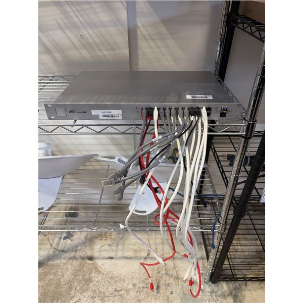 Ubiquiti UniFi Switch 24 (Model: US‑24‑500W), 500W PoE Network Switch
