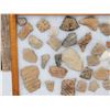 Image 2 : Frame Of Native American Pottery Shards