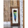 Image 1 : Hand Painted Turkey Feather In Frame