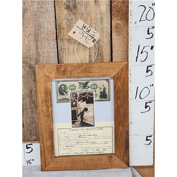 Copy Of 1862 Prostitution License Lubbock Texas