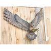 Image 3 : Hand Carved Great Horned Owl In Flight Wood Carving