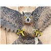 Image 4 : Hand Carved Great Horned Owl In Flight Wood Carving