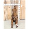Image 1 : Howling Wolf Driftwood Sculpture