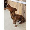 Image 2 : Howling Wolf Driftwood Sculpture