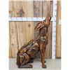 Image 5 : Howling Wolf Driftwood Sculpture
