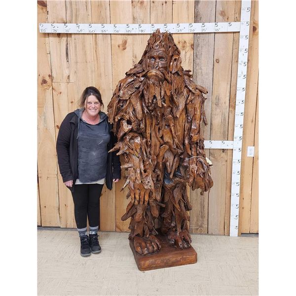 Spectacular Sasquatch Driftwood Sculpture