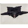 Image 1 : Big Black Bear Rug Taxidermy