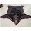 Image 1 : Big Black Bear Rug Taxidermy