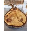 Image 2 : Live Edge Wood & Antler Sculpture