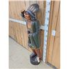 Image 8 : Hand Carved Wooden Cigar Store Indian