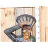 Image 2 : Hand Carved Wooden Cigar Store Indian
