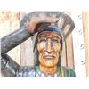 Image 3 : Hand Carved Wooden Cigar Store Indian