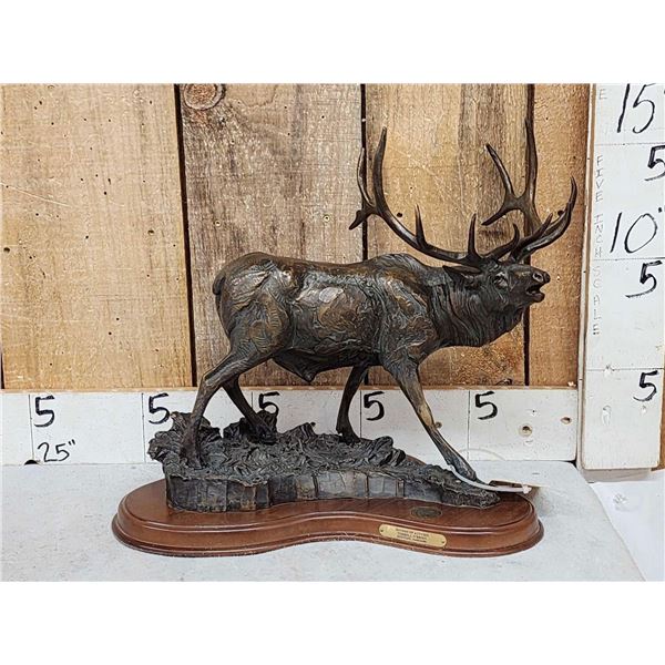 National Wild Turkey Federation Bronze " Sounds Of Autumn "