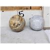 Image 2 : Banded Chalcedony & Blue Celestite Spheres Minerals Fossil