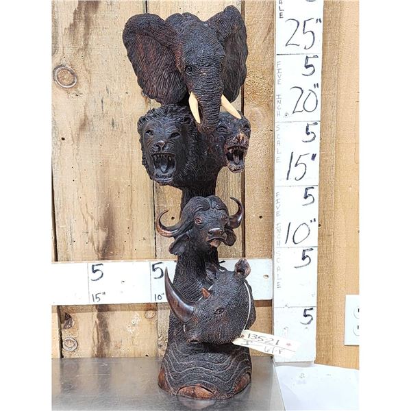 African Ironwood Carving Big 5