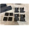 Image 3 : Lot of 2 Adjustable Metal Leg Stands 7.8in to 10.6 in