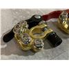 Image 2 : Car Battery Terminal Connectors 2 Pcs 4 Way Quick Release