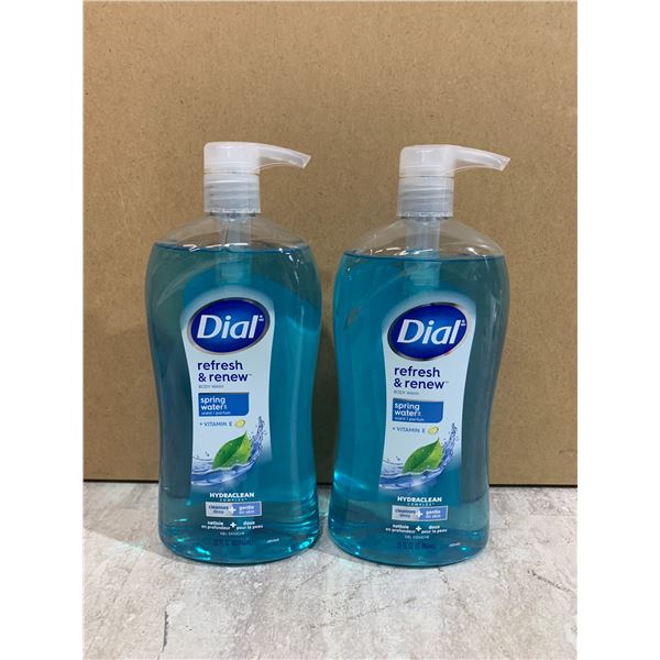 Lot of 2 Dial Hand Soap Spring Water Scent 946ml Per