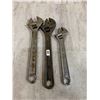 Image 1 : Lot of 3 Crescent Wrenches